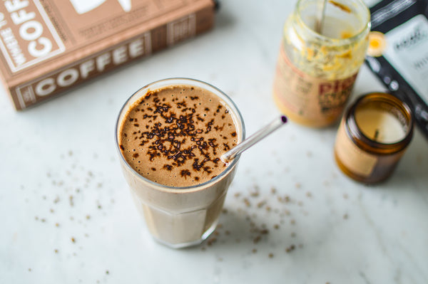 Peanut Butter & Espresso Protein Smoothie (Vegan)