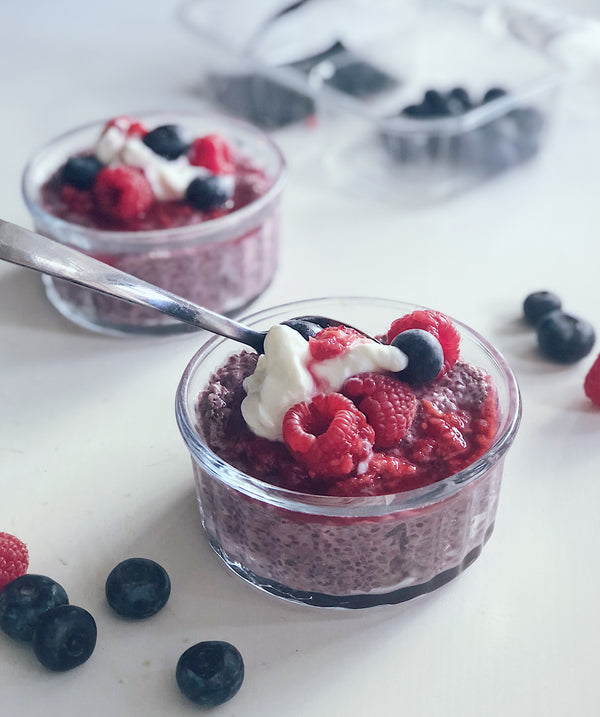 Raspberry Chia Pudding