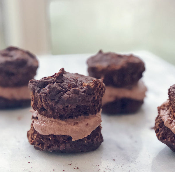Individual Chocolate Sandwich Cakes