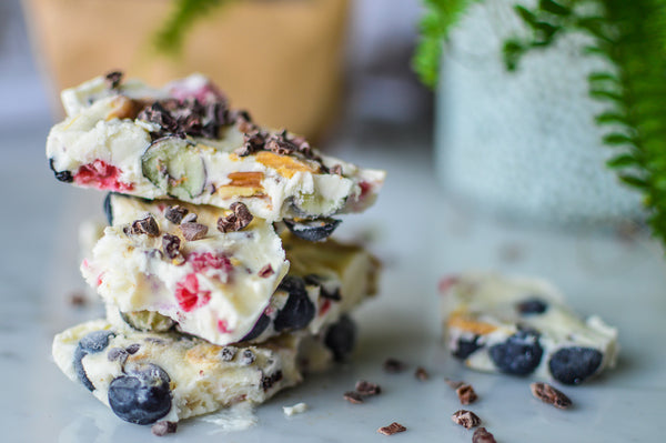 Frozen Yoghurt Berry Bark
