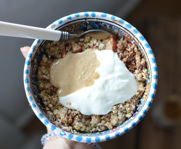 2-Minute Apple Crisp