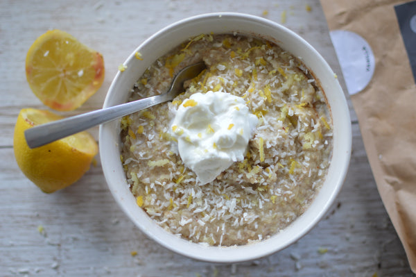 Lemon and Coconut Oats