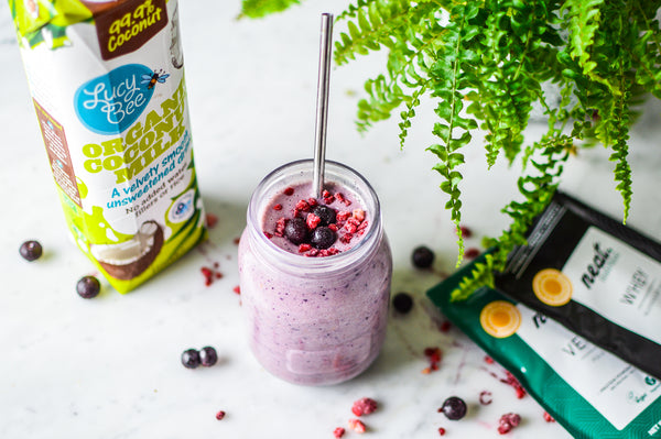 Lucy Bee Berry Shake (No Banana!)