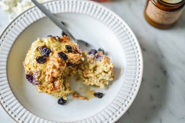 Blueberry Baked Oats