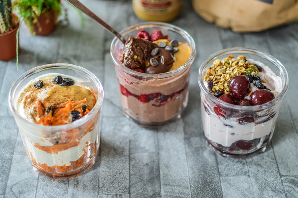 Desk-Fast Yogurt Jars 3 Ways