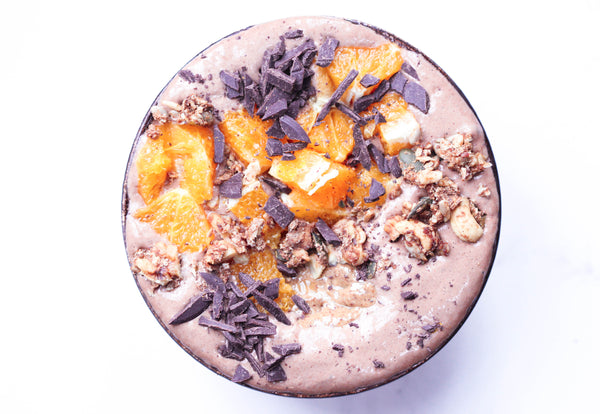 Chocolate Orange Smoothie Bowl (Vegan)