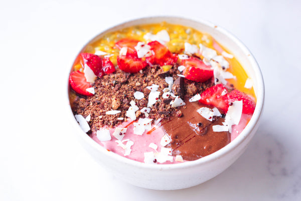 Strawberry and Lime Smoothie Bowl