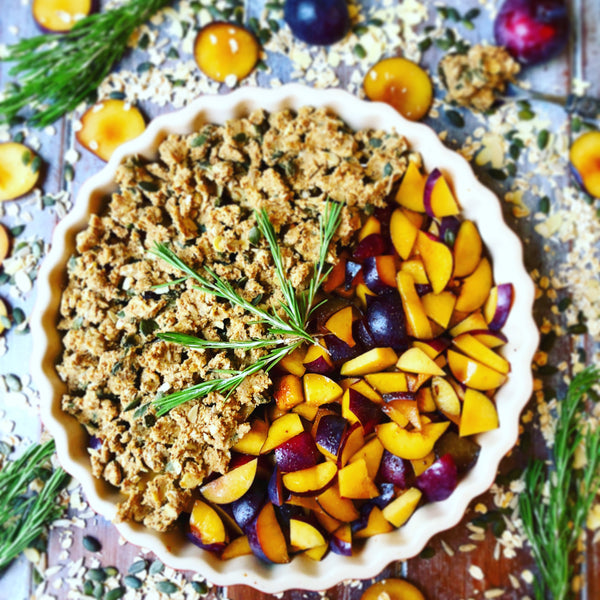 Rosemary & Plum Crumble