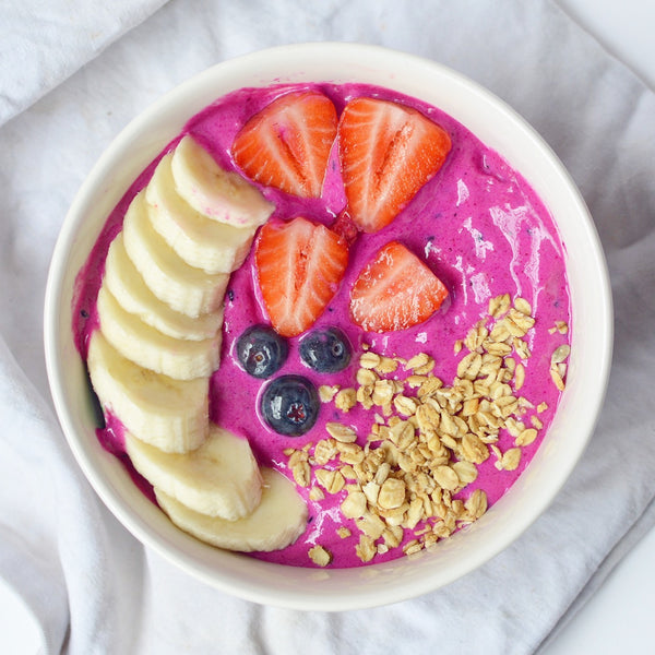 Pink Dragon Fruit Smoothie Bowl