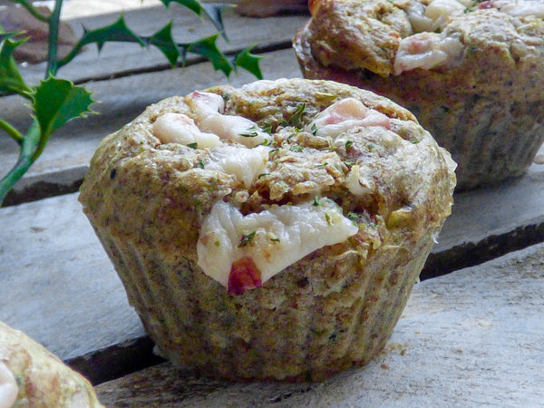 Cheese & Cranberry Protein Muffins