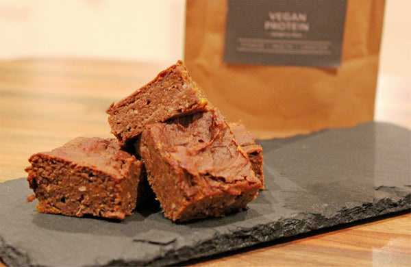 Sweet Potato Protein Brownies